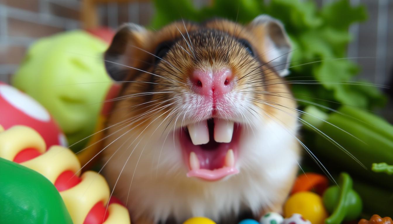 unhealthy hamster teeth